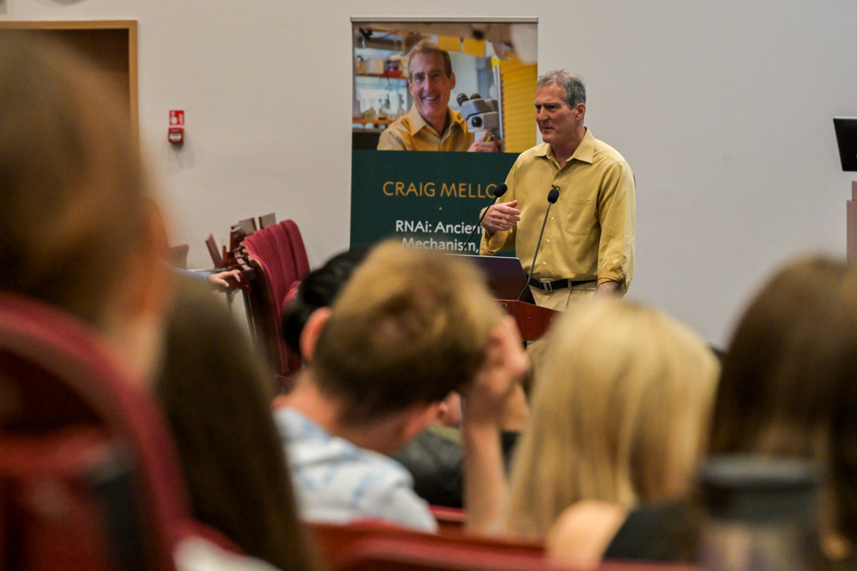 Professor Craig Cameron Mello’s lecture at MUW