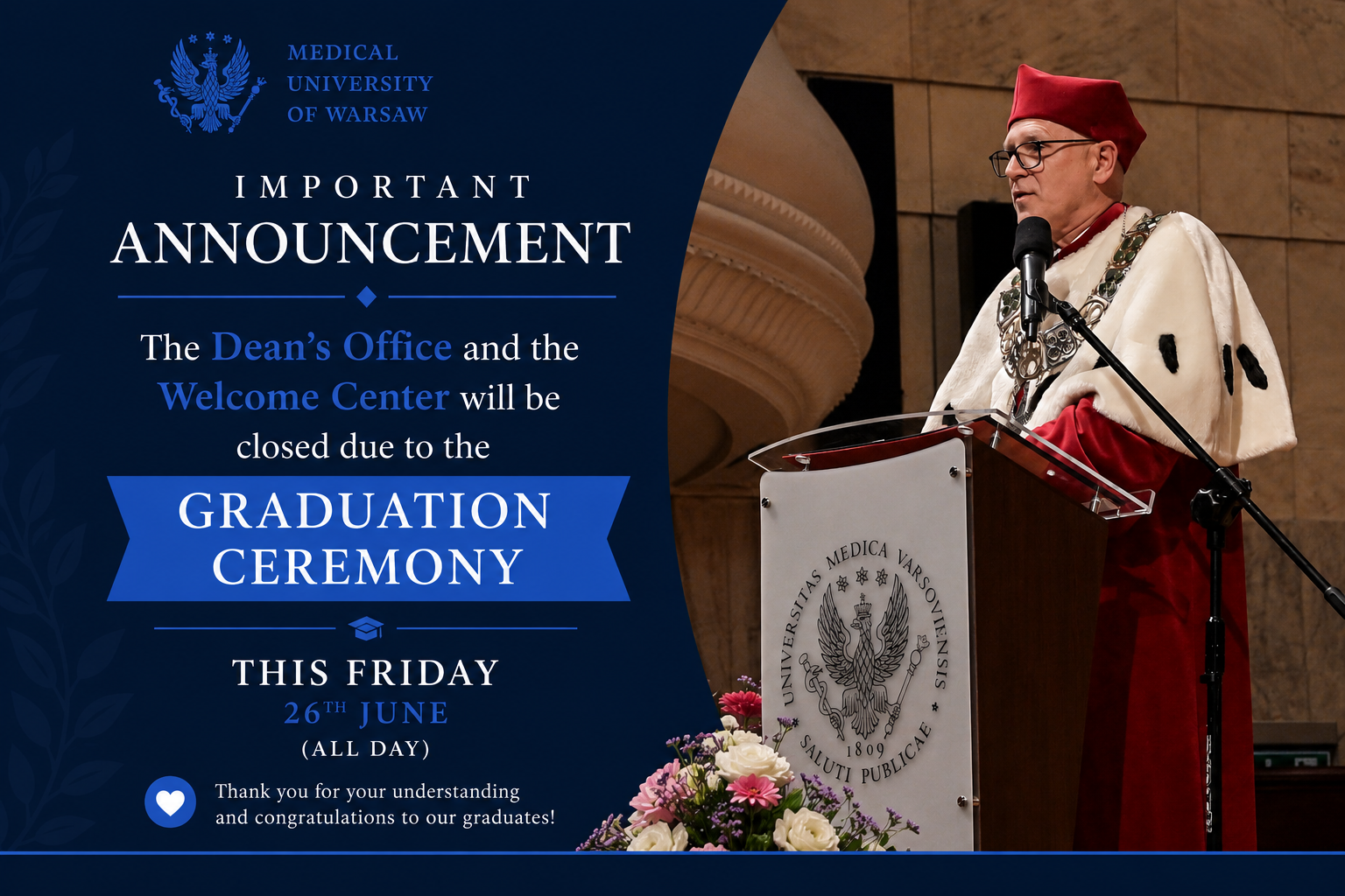 Graduation Ceremony - Rector