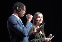 The hosts of the show